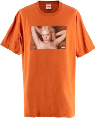 SUPREME Orange Gummo Dot T-Shirt Size XL