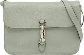 Gucci Pre-owned Cross Body Bags, female, Blue, Size: ONE SIZE Pre-owned Soft Jackie Cross Body Bag