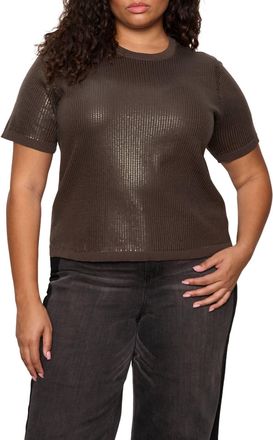 Sanctuary Sparkle Sequin Sweater In Ink
