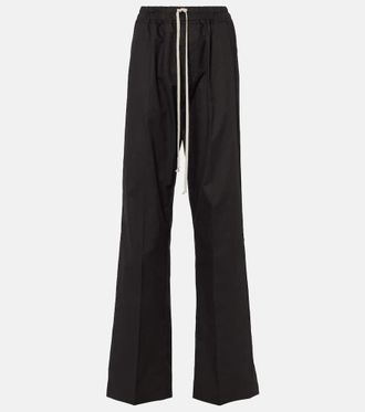 【送料&関税込】Rick Owens Black Wide Leg Pants In Tech Fabr 24458985_54596201_600.jpg