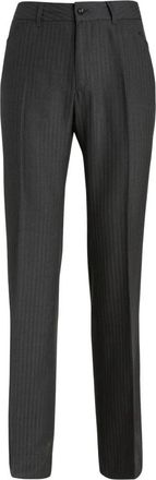 Etro Pantaloni - Heren - Nette broeken - Grijs - XL - Wol - Broeken