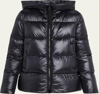 Moncler Serittes Hooded Short Down Jacket