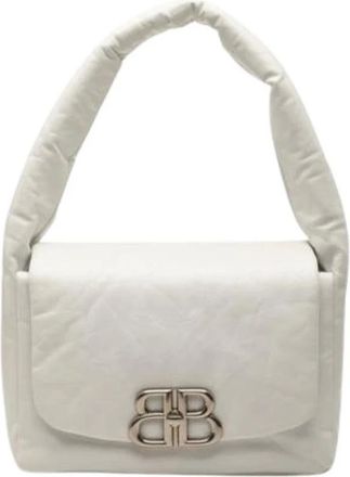 Balenciaga Pre-owned 787896 Schoudertas - Dames - Vintage Schoudertas - Wit - ONE Size - Leer - Vintage