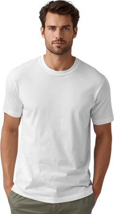 Generic Mens Premium Cotton T-Shirt - 320gsm Durable & Soft Tee - Black & White - Sizes S, M, L, XL, XXL - Long-Lasting Casual Shirt UK - Multipacks (UK, Alph