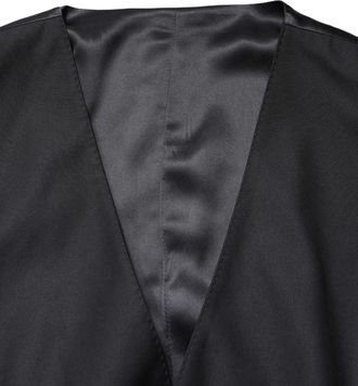 Dolce & Gabbana Black Wool Single Breasted Men Waistcoat Mens Vest