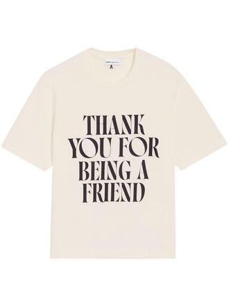 Ami Boxy Fit Short-Sleeve T-Shirt with Signature Print