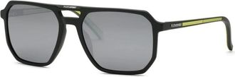 Plein Sport Ssp 032 C02X Zonnebrillen - Heren - Zonnebrillen - Groen - 58 MM - Accessoires