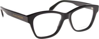 Alexander McQueen Stijlvolle originele receptbrillen voor vrouwen - Dames - Brillen - Zwart - 52 MM - Accessoires