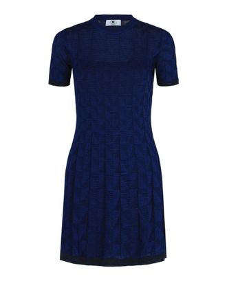 M Missoni Metallic Fit And Flare Dress