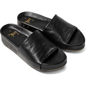 beek Pelican Slide Sandal in Black at Nordstrom, Size 10