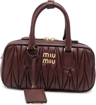 Miu Miu Mini Leather Tote Bag