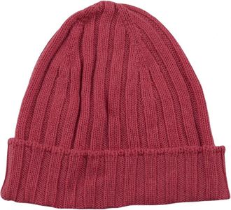 Gran Sasso Muts - Heren - Hoeden - Roze - ONE Size - Kasjmier - Accessoires