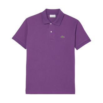 Lacoste Heren L.12.12 Original Pique Klassiek Poloshirt (Paars)