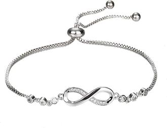 Generic Women Adjustable 8 Word Bracelet for Women Hand Chain Clothes Party Decoration Gift for Birthdays Christmas Wedding Nice Multicolor