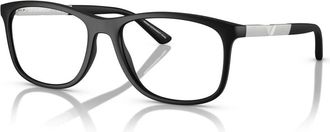 Emporio Armani Mat Zwart Montuur EA 3247 - unisex - Brillen - Zwart - 55 MM - Accessoires