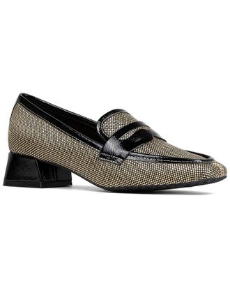 Donald J Pliner Tristinar Raffia Loafer Pump