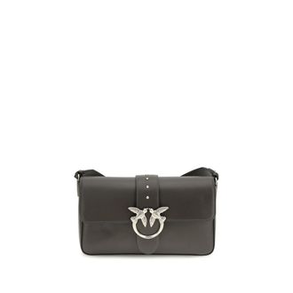 Pinko Bicolor Leather Shoulder Womens Bag