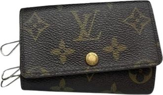 Louis Vuitton Pre-owned Accessories, female, Brown, Size: ONE SIZE Pre-owned Leather Key-holder