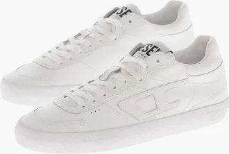 Diesel Leather Low-Top Sneakers S-LEROJI Solid-Color With Tone-On-T size 35,5