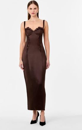 Nicholas Dominique Dress in Espresso at Nordstrom, Size 12