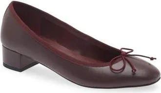 Tony Bianco Maddi Block Heel Pump in Vino Nappa at Nordstrom, Size 8.5
