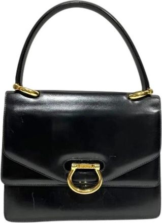 Celine Pre-owned Vintage Handtas - Dames - Vintage Handtas - Zwart - ONE Size - Leer - Vintage