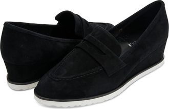 Vaneli Vaneli Devera Flats Womens 12 BLack Suede Slip On Penny Loafers Shoes KHD2058