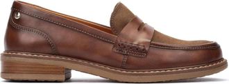 Pikolinos Bruine Damesloafer - Aldaya Stijl - Dames - Loafers - Bruin - 40 EU - Schoenen