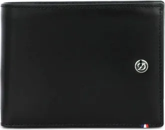 S.T. Dupont bi-folded leather cardholders - unisex - Leather - One Size - Black