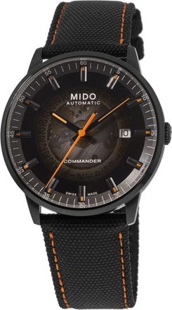 Mido Commander Gradient Black Dial Fabric Strap Mens Watch M021.407.37.411.00