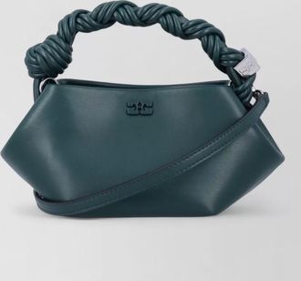 Ganni bou mini leather shoulder bag