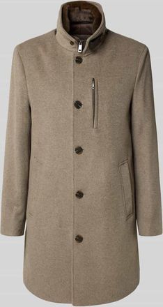 Roy Robson Regular Fit Kurzmantel aus Baumwoll-Kaschmir-Mix in Beige, Größe 50