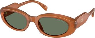 Miu Miu MUC01S 29L70L Womens Sunglasses Orange Size 53