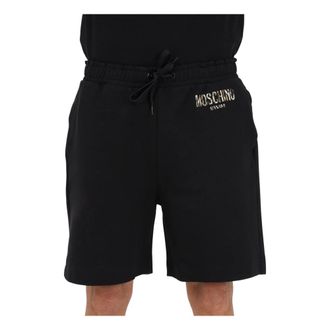 Moschino Hombre, Pantalones cortos, Negro, Talla: S