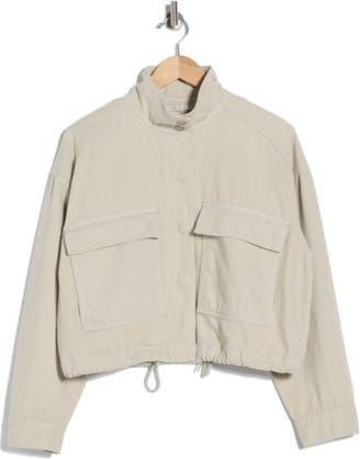 Scotch & Soda Cropped Utility Jacket in Mineral Grey at Nordstrom Rack, Size X-Small