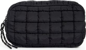 Urban Expression Quilted Nylon Cosmetic Pouch in Black at Nordstrom Rack