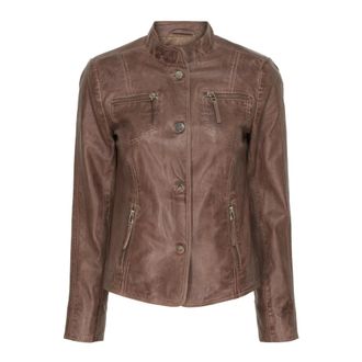 BTF-CPH Giacche in Pelle - - Jackets - Donna - Marrone - S