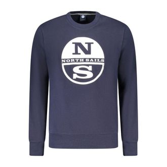 North Sails Blauwe Katoenen Heren Sweatshirt