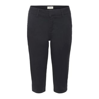 Part Two Cropped marineblauwe broek - Dames - Broeken - Blauw - Maat: 2XS