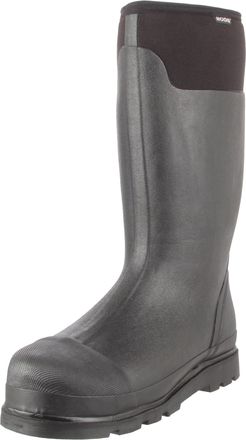 Bogs Bogs Mens Journeyman Steel Toe Waterproof Work Boot,Black,6 M US