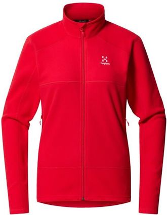 Hagl&ouml;fs Buteo Mid Jacket Fleecejacke f&uuml;r Damen | rot