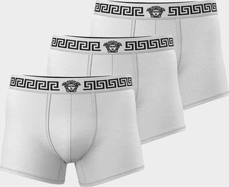 Versace Men & apos;s Medusa La Greca 3-Pack Boxer Briefs