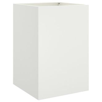 vidaXL Jardinera Acero Blanco 52x48x75 Cm Vidaxl