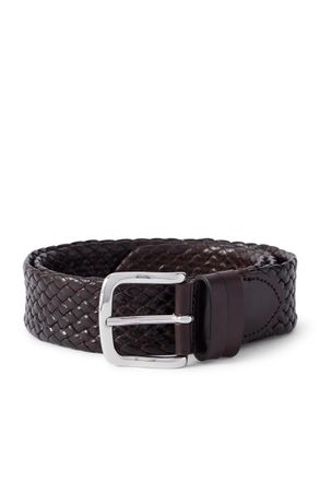 Mr P. Luxe 3.5cm Woven Leather Belt