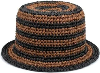 Brunna.Co Brigitte Handwoven Raffia Sun Hat in Brown at Nordstrom, Size Medium