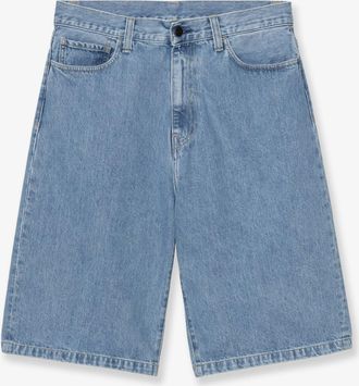Carhartt Work in Progress Langdon blue denim bermuda short - CARHARTT WIP - gender_Man