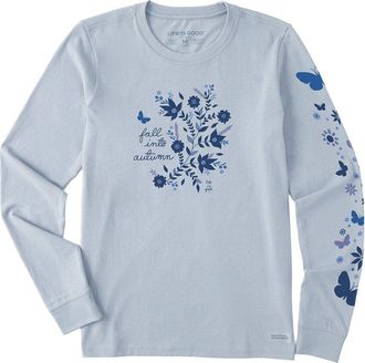 Life is good Long Sleeve Crusher T-Shirt