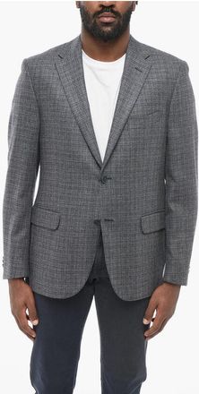 Nino Danieli Blended Wool Blazer with Flap Pockets size 48