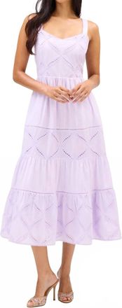 Allison New York Jade Midi Dress In Orchid