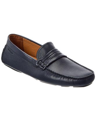 Bally Buckle Leather Loafer
